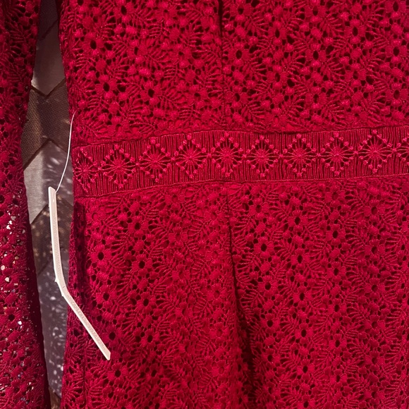 ML MONIQUE LHUILLIER KARINA LACE MIDI DRESS - Picture 5 of 10